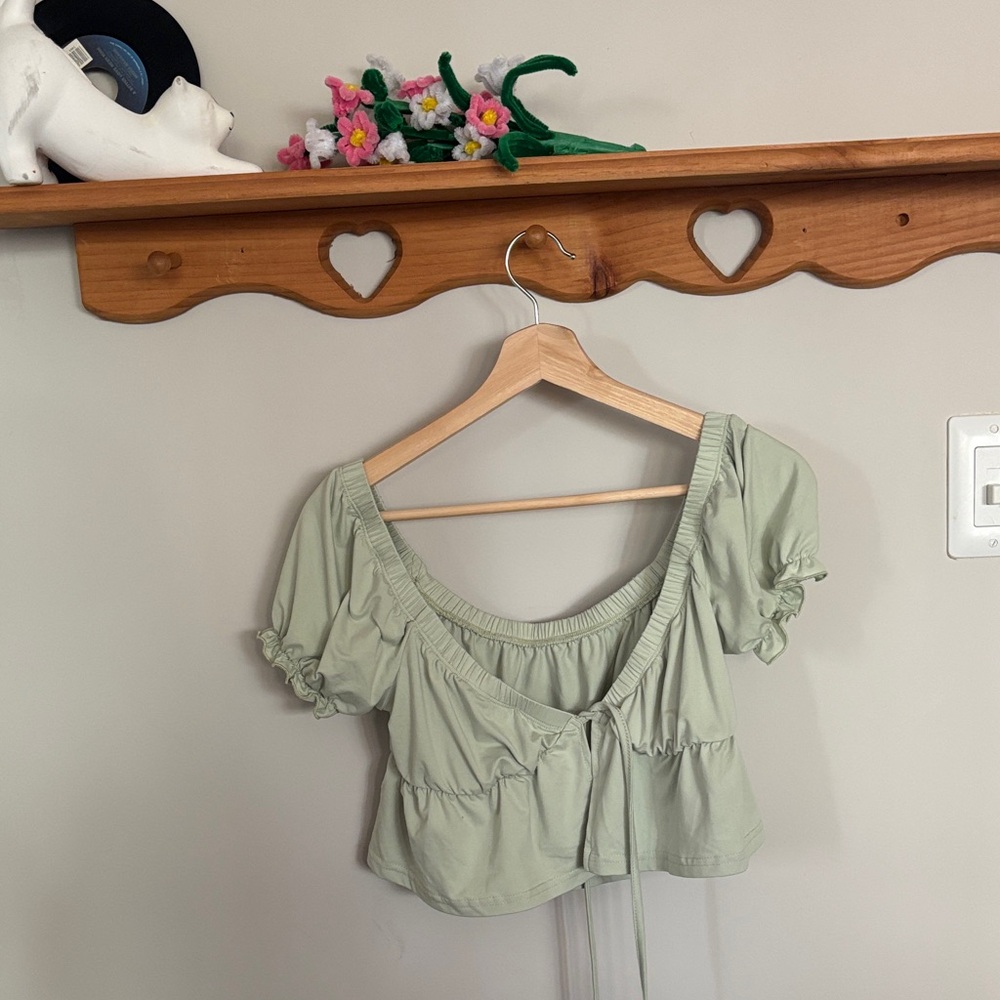 Sage Green Women's Top (SHEIN)